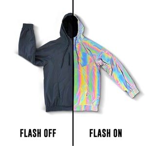 FlexLiving brand reflective windbreaker